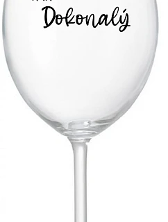 Mr. Perfect - číry pohár na víno 350 ml