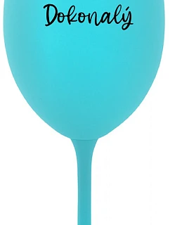 LORD PERFECT - tyrkysový pohár na víno 350 ml
