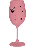 WINTER - ružový pohár na víno 350 ml