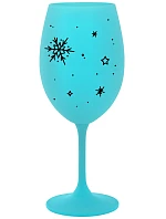 WINTER - tyrkysový pohár na víno 350 ml