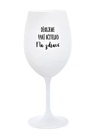 ĎAKUJEME UČITEĽOVI - NA ZDRAVIE - pohár na biele víno 350 ml