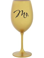 MR. - zlatý pohár na víno 350 ml