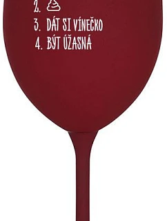 DENNÝ PLÁN - RISE - burgundský pohár na víno 350 ml