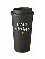 MÁME VŠETKO - čierny termohrnček 475 ml