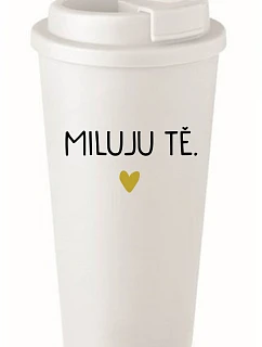 I LOVE YOU - biely termohrnček 475 ml
