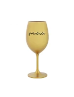 POHODINDA - zlatý pohár na víno 350 ml