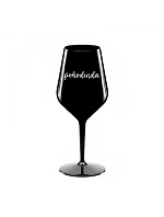 POHODINDA - čierny nerozbitný pohár na víno 470 ml