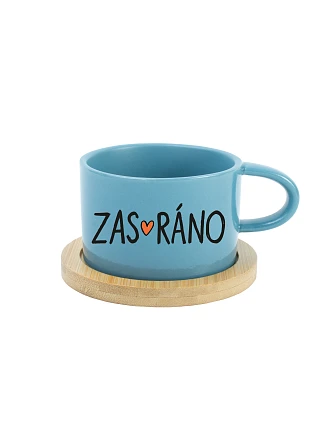 ZAS_RÁNO - modrý pohár na makrónky 200 ml