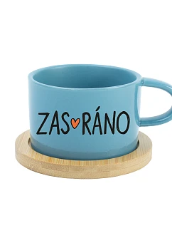 ZAS_RÁNO - modrý pohár na makrónky 200 ml