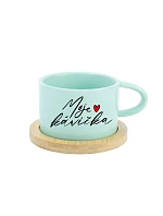 MOJE KAVIČKA - mätový hrnček makrónka 200 ml