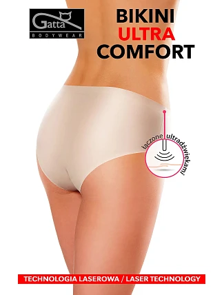 Dámske nohavičky Bikini Ultra Comfort, béžové – Gatta Dámske nohavičky Bikini Ultra Comfort, béžové – Gatta