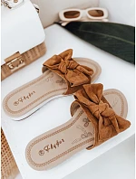 Dámske žabky ZY0996 camel - FashionStreet