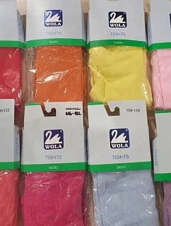 Detské hladké pančucháče 0–2 roky s elastanom ROSE – Wola