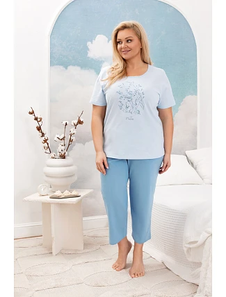 DÁMSKE PYŽAMO 4009 VEĽKÉ L/26