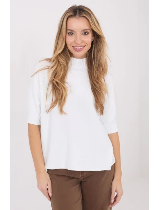 Sveter s krátkym rukávom model 222580 Taliansko Moda Sveter s krátkym rukávom model 222580 Taliansko Moda