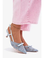 Sandále na podpätku model 226925 Vykročte štýlovo