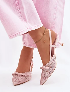 Sandále na podpätku model 226927 Vykročte štýlovo