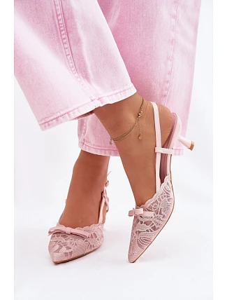 Sandále na podpätku model 226927 Vykročte štýlovo Sandále na podpätku model 226927 Vykročte štýlovo