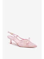 Sandále na podpätku model 226927 Vykročte štýlovo Sandále na podpätku model 226927 Vykročte štýlovo