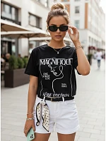 ERION dámske tričko čierne FashionStreet RY2502