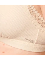 Dámske nohavičky GO Ribbed R Bralette - WHITE - ecru 6308 - SLOGGI