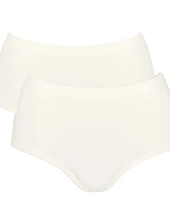 Dámske nohavičky GO Sense Highwaist 2P - WHITE - biela 00GZ - SLOGGI