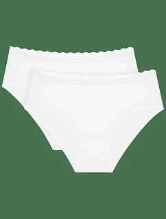 Feel Of Cotton Midi 2P - White - TRIUMPH White - TRIUMPH