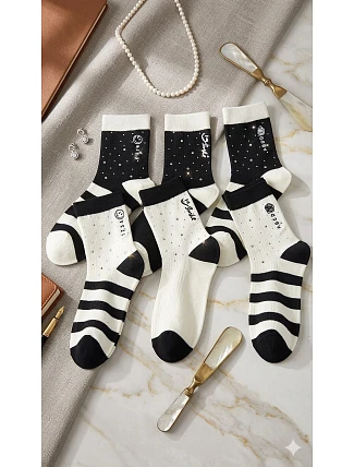 WiK SO&LI QY009-11 Dámske ponožky 060 Zirconia vzor 35-42