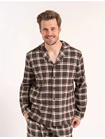 Pyžamo Moraj PDM5700-003 s dlhými rukávmi, veľkosti M–4XL, na zapínanie Pyžamo Moraj PDM5700-003 s dlhými rukávmi, veľkosti M–4XL, na zapínanie