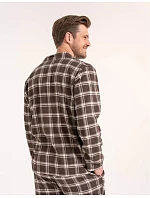 Pyžamo Moraj PDM5700-003 s dlhými rukávmi, veľkosti M–4XL, na zapínanie Pyžamo Moraj PDM5700-003 s dlhými rukávmi, veľkosti M–4XL, na zapínanie
