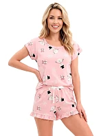 Pyžamo Donna Snowman Short, krátke rukávy, veľkosti S–XL Pyžamo Donna Snowman Short, krátke rukávy, veľkosti S–XL