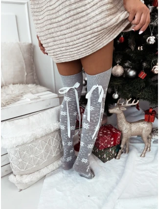 Milena ponožky 1139-000 Vianočné ponožky so stuhou 37-41 Milena ponožky 1139-000 Vianočné ponožky so stuhou 37-41