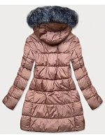 Dámska zimná prešívaná bunda Old Pink (7701)