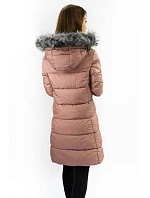 Dámska zimná prešívaná bunda Old Pink (7701)