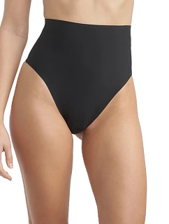 Dámske tvarujúce tangá INVISIBLE SILHOUETTE MID WAIST THONG – BELLINDA – čierne