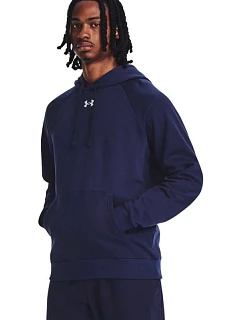 Pánska mikina Under Armour Rival Fleece Hoodie, tmavomodrá, 1379757, 410 L
