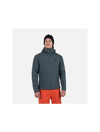 Bunda Rossignol Opside Hoodie Warm, sivá Bunda Rossignol Opside Hoodie Warm, sivá