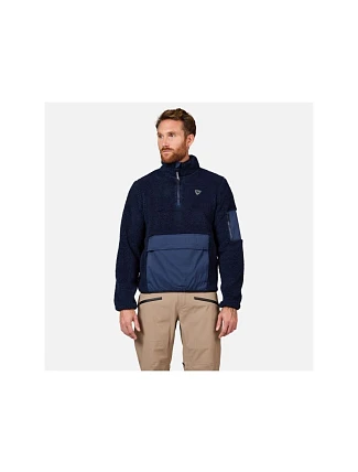 Mikina Rossignol Fleece Anorak, tmavomodrá Mikina Rossignol Fleece Anorak, tmavomodrá