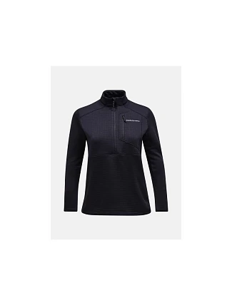 Mikina Peak Performance W Trail Polartec Half Zip, čierna Mikina Peak Performance W Trail Polartec Half Zip, čierna