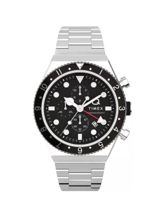 Pánske hodinky TIMEX Q Timex 3-Time Zone Chronograph TW2V69800 + BOX Pánske hodinky TIMEX Q Timex 3-Time Zone Chronograph TW2V69800 + BOX