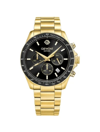 Pánske hodinky Giewont Chronograph Sapphire Gold Black GW3520-B4 Pánske hodinky Giewont Chronograph Sapphire Gold Black GW3520-B4