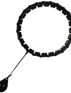 OBRUČ S MASÁŽNYM STROJČEKOM A ZÁVAŽÍM ČIERNA ENERO FIT