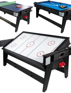 MULTIGER TABLE 4W1 BILARD TABLE TENIS Table Jedálenský stôl 189x94,1x81,3 cm ENERO