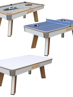 MULTIGER STÔL 3V1 BILARDOVÝ STÔL TENIS UNIVERZÁLNY STÔL 213.4x111.8x81.2CM ENERO