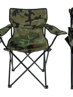 TURISTICKÉ SKLADACIE KRESLO 50X50X80CM CAMUFLAGE ENERO CAMP