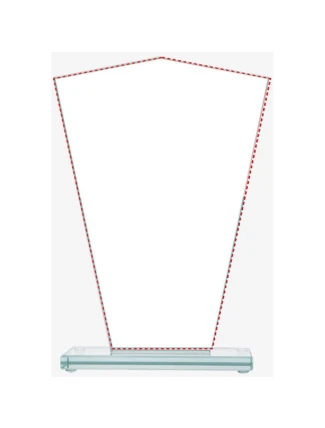 Sklenená trofej s matným podstavcom Sklenená trofej s matným podstavcom