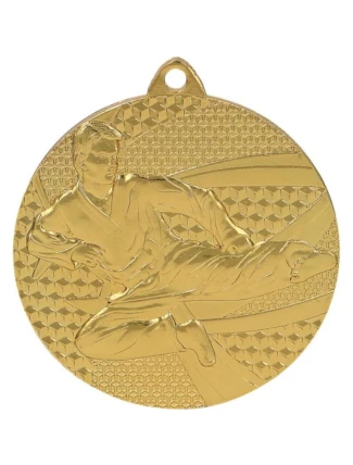 Zlatá medaila karate - oceľová medaila