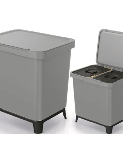 SORTIBOX 2W1 SMOOTH GRAY odpadkový kôš