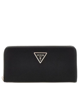 DÁMSKA PEŇAŽENKA GUESS ČIERNA S TROJUHOLNÍKOVÝM LOGOM LAUREL II DÁMSKA PEŇAŽENKA GUESS ČIERNA S TROJUHOLNÍKOVÝM LOGOM LAUREL II
