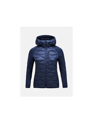 Bunda Peak Performance W Helium Down Hybrid Hood, tmavomodrá – M Bunda Peak Performance W Helium Down Hybrid Hood, tmavomodrá – M